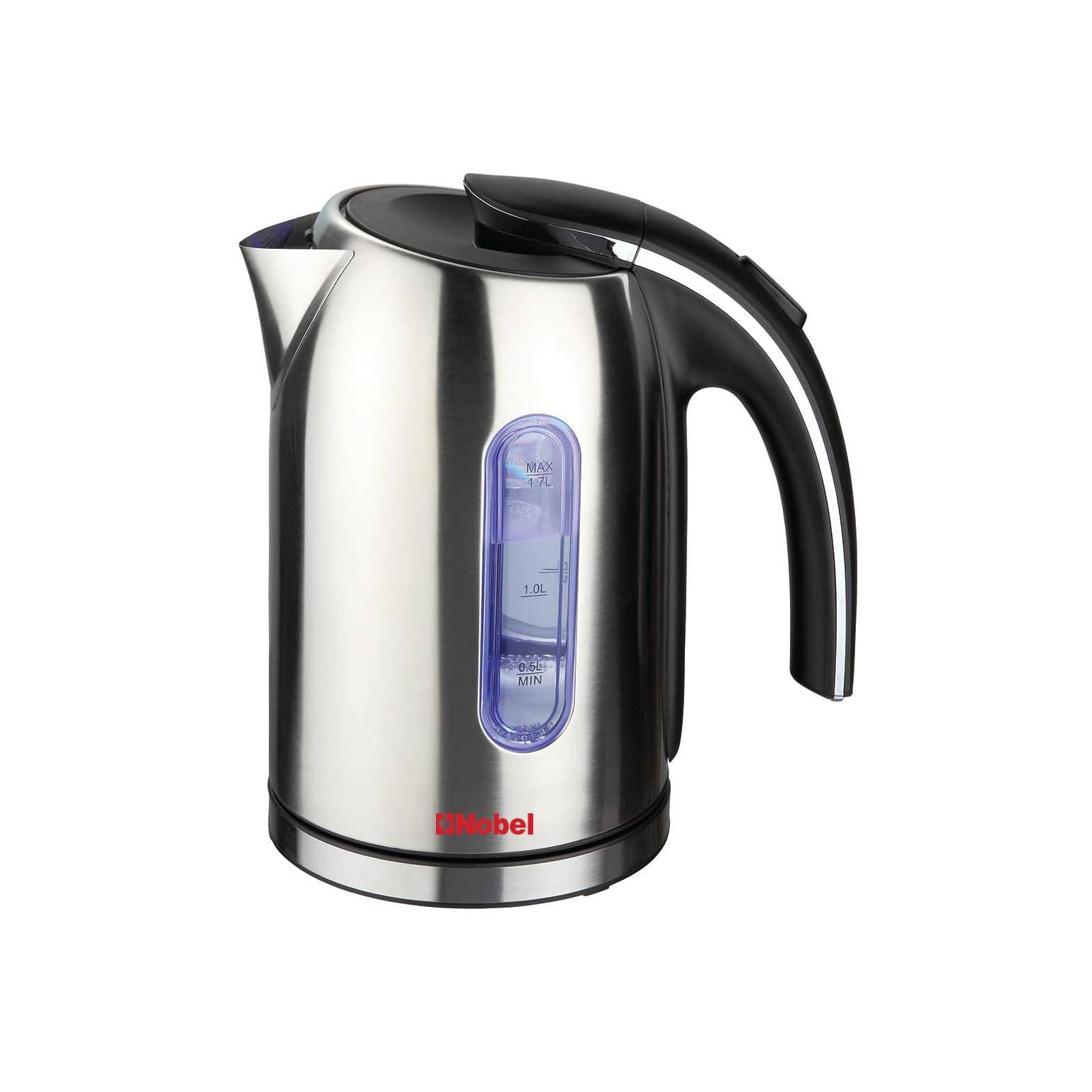 NOBEL KETTLE STAINLESS STEEL 1.7 LITRE