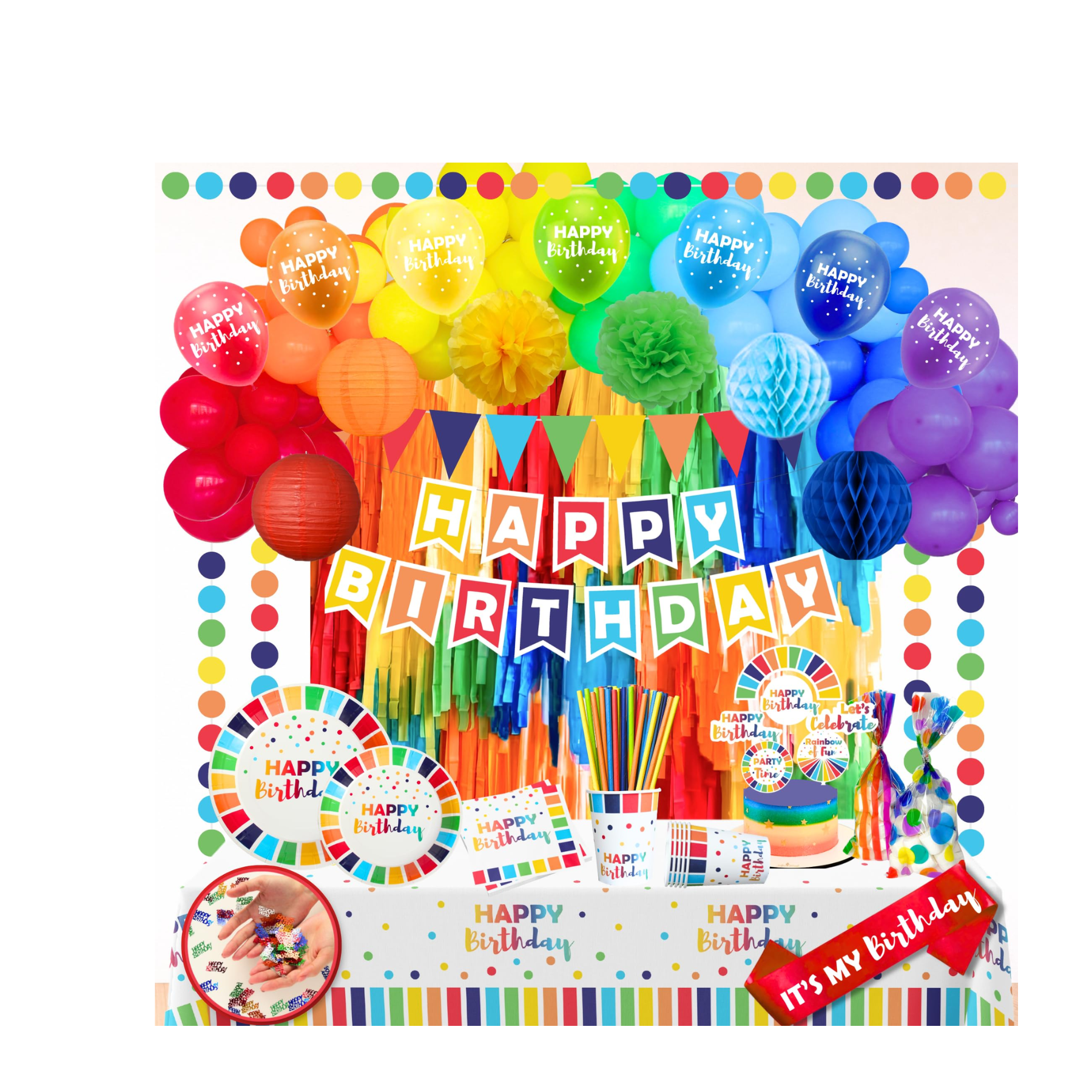 Happy birthday celebration SET