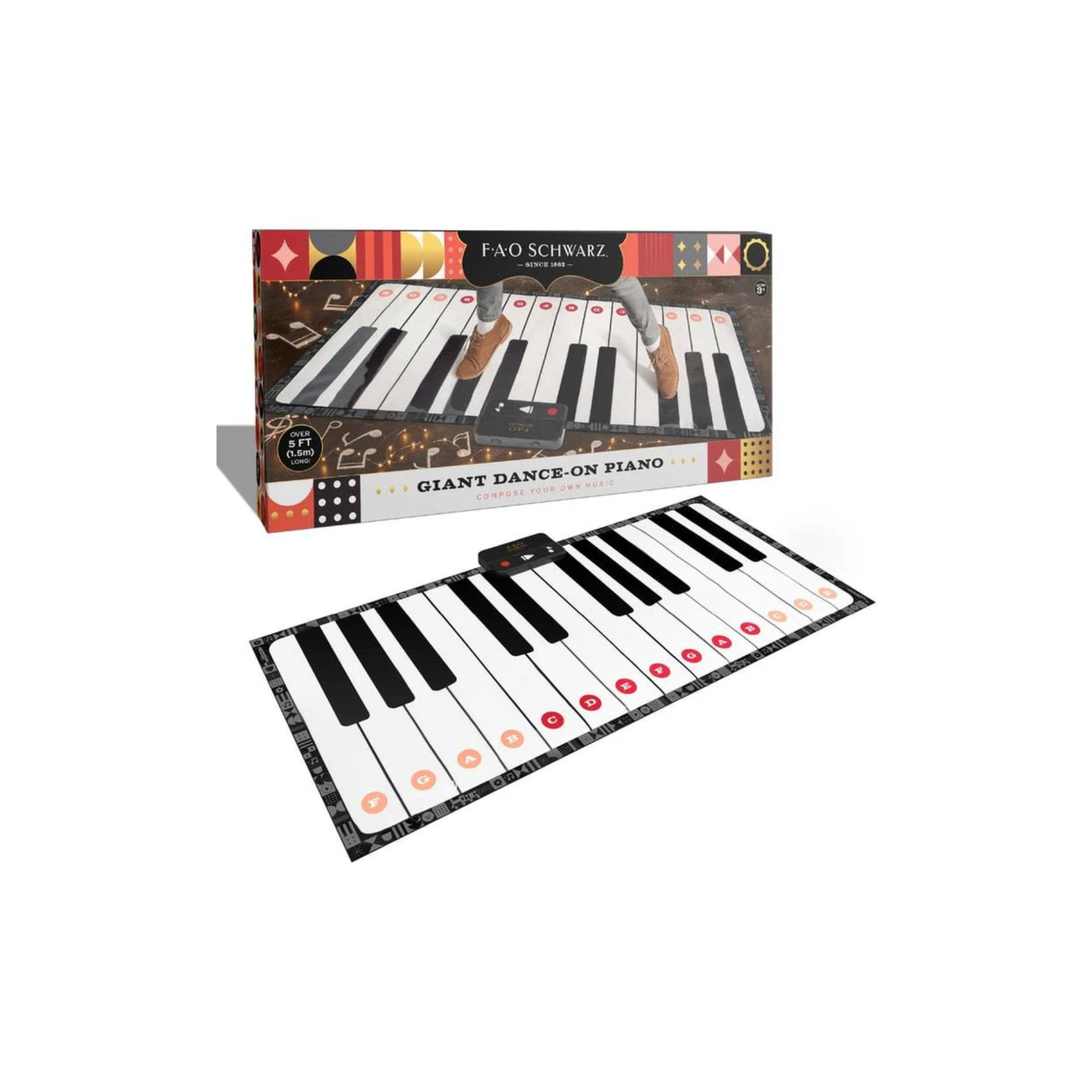 Dreaming Party Piano Mat Art