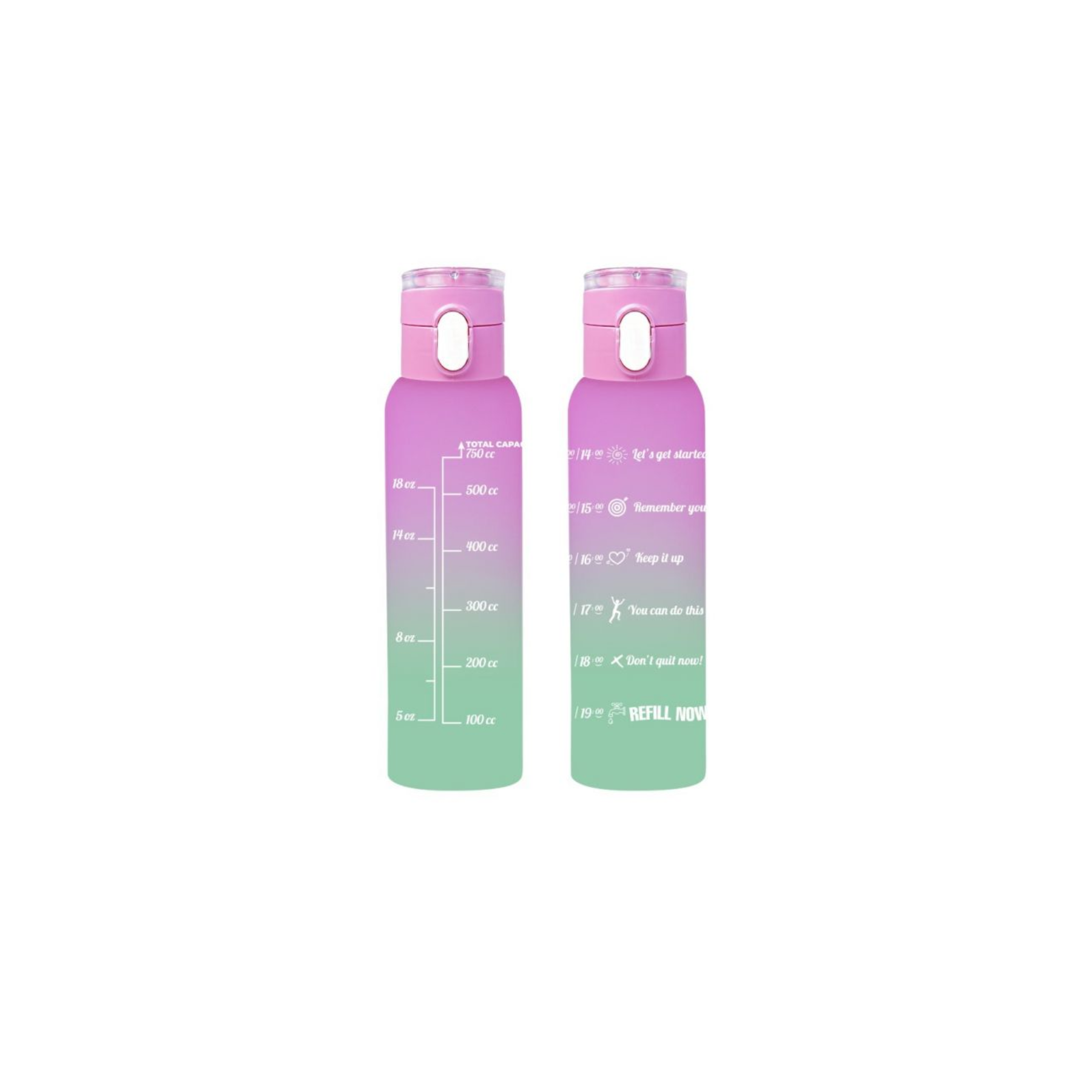 Herevin Water Bottle 750ml Pink