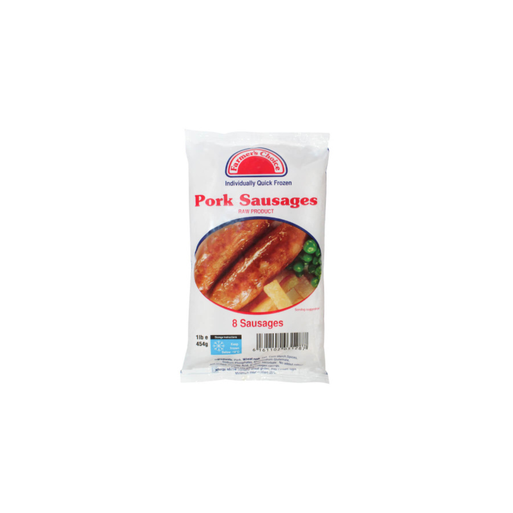 FARMERS CHOICE LOW FAT PORK SAUSAGES