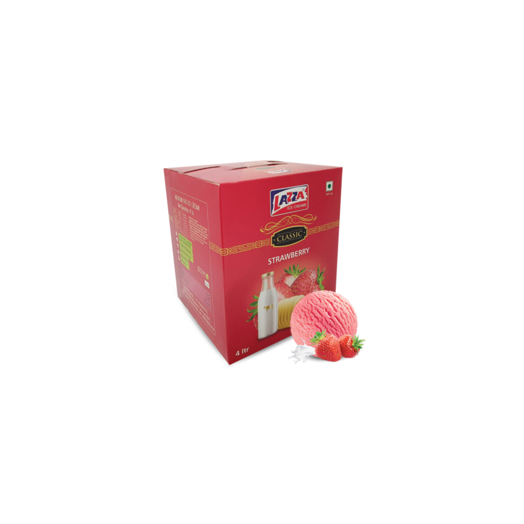 LAZA ICE LOLLY STRAWBERRY FRUIT 75MLX6