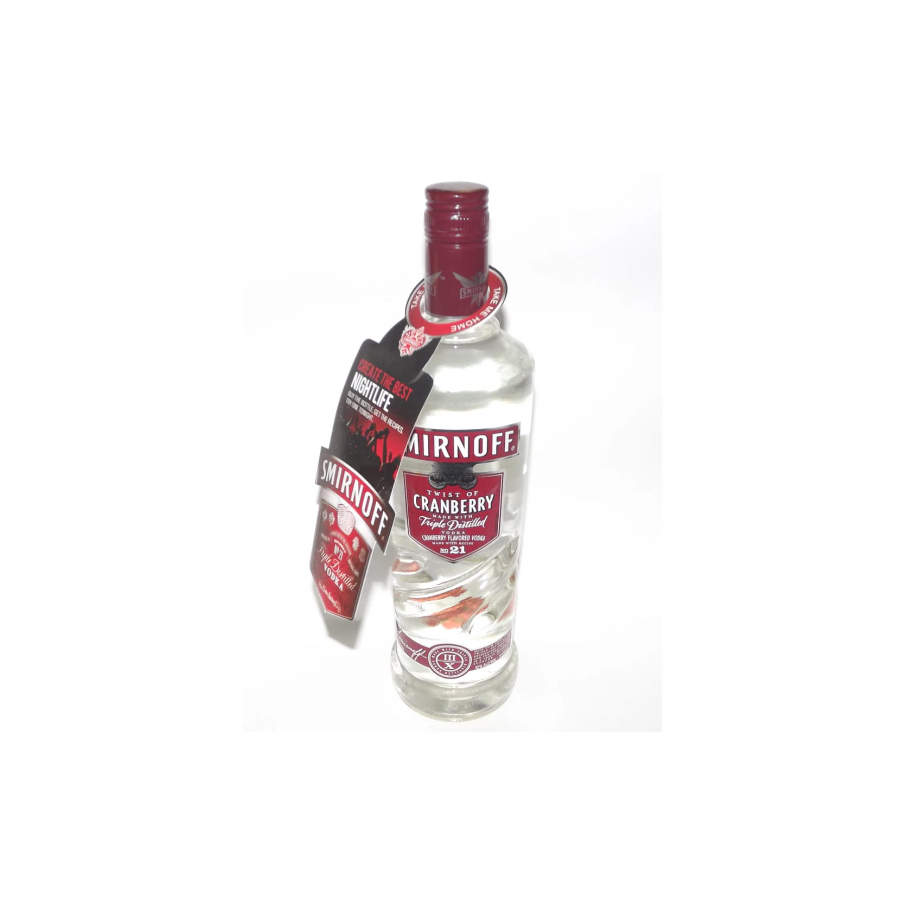 POROV PREMIUM FLAVOURED VODKA CRANBERRY GUARAN Distilled Five Times IMPORTED