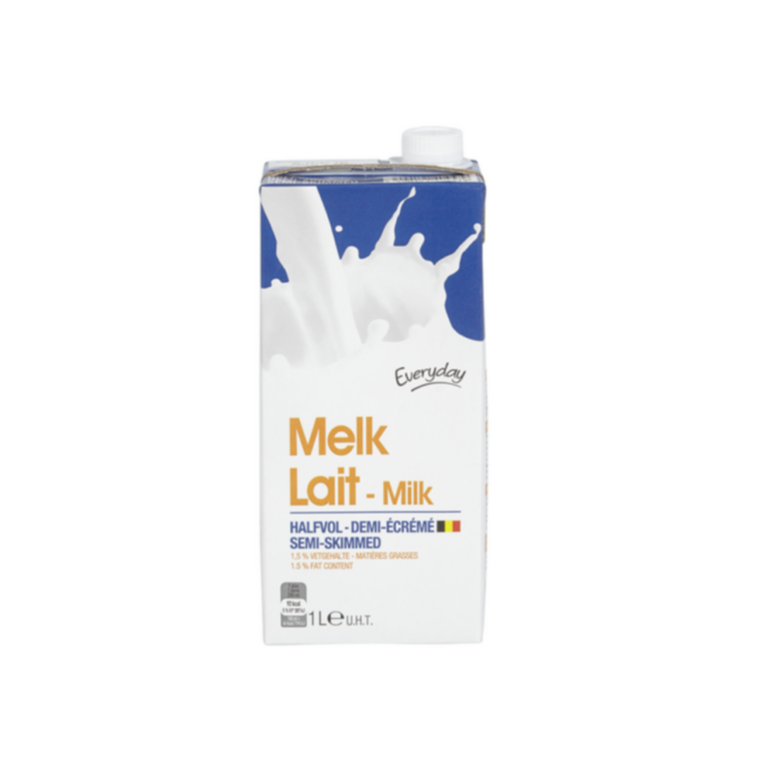 EVERYDAY MELK MILK SEMI-SKIMMED 1L