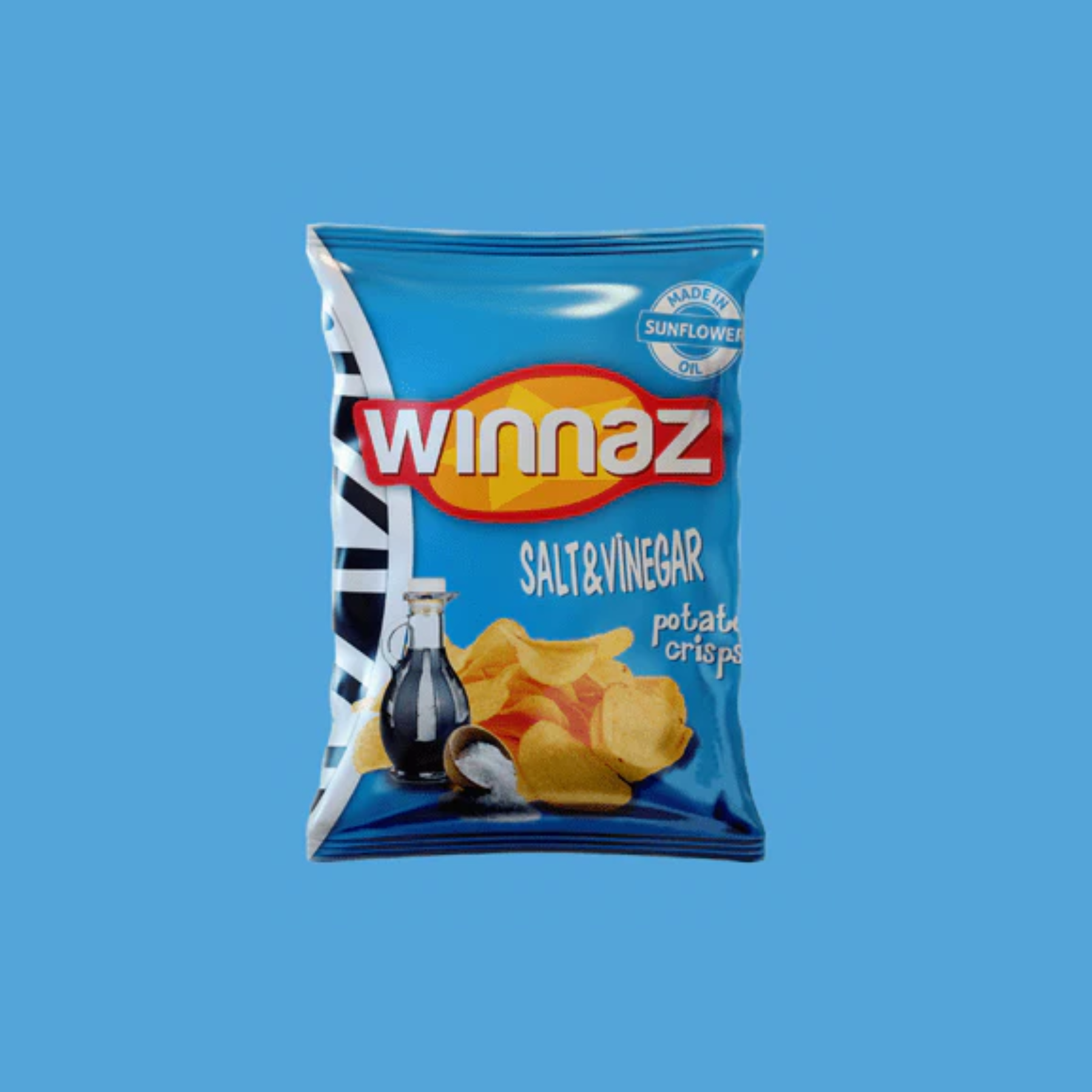 Winnaz Salt & Vinegar Potato Crisps, 30g