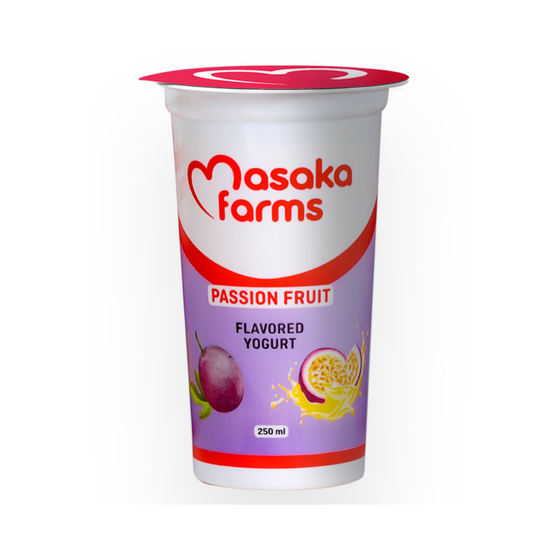 MASAKA FARMS PASSION FRUIT FLAVOURED YOGHURT