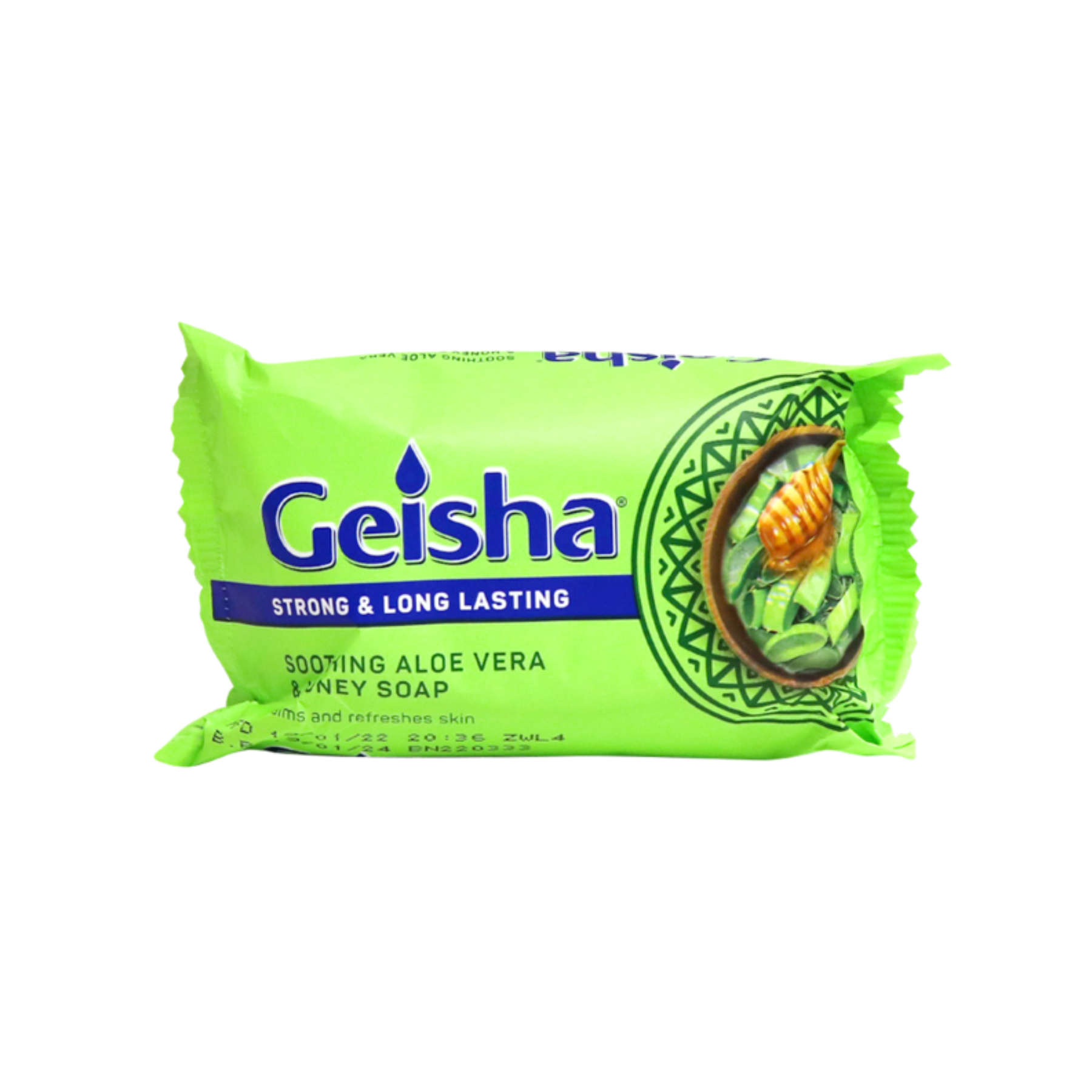 GEISHA Long Lasting Soap Aloe Vera & Honey Bathing Bar 250g