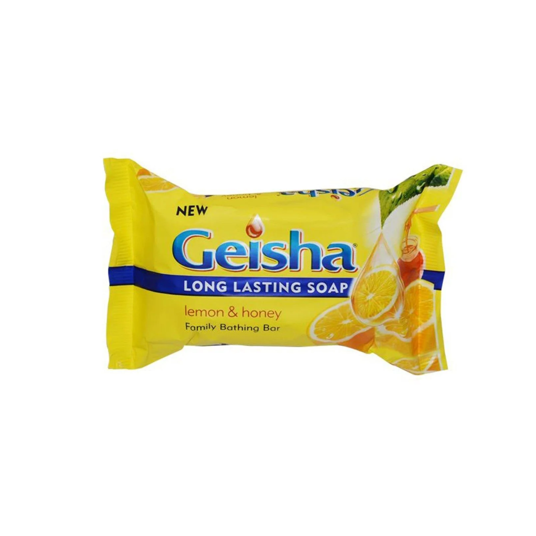 GEISHA Long Lasting Soap Lemon & Honey Bathing Bar 250g