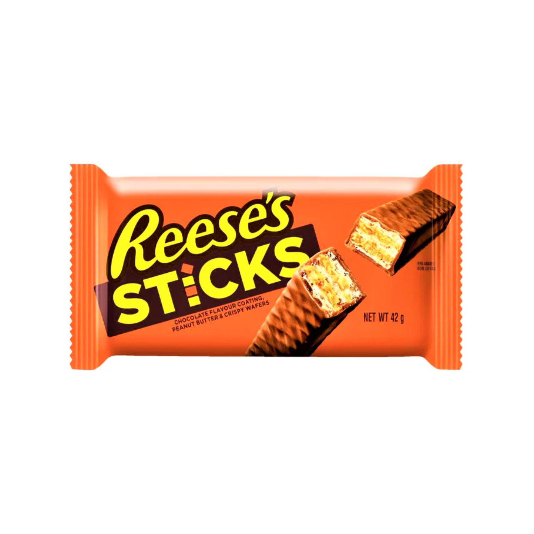 Reese's sticks chocolate flavour peanut butter & crispy wafers, 42g