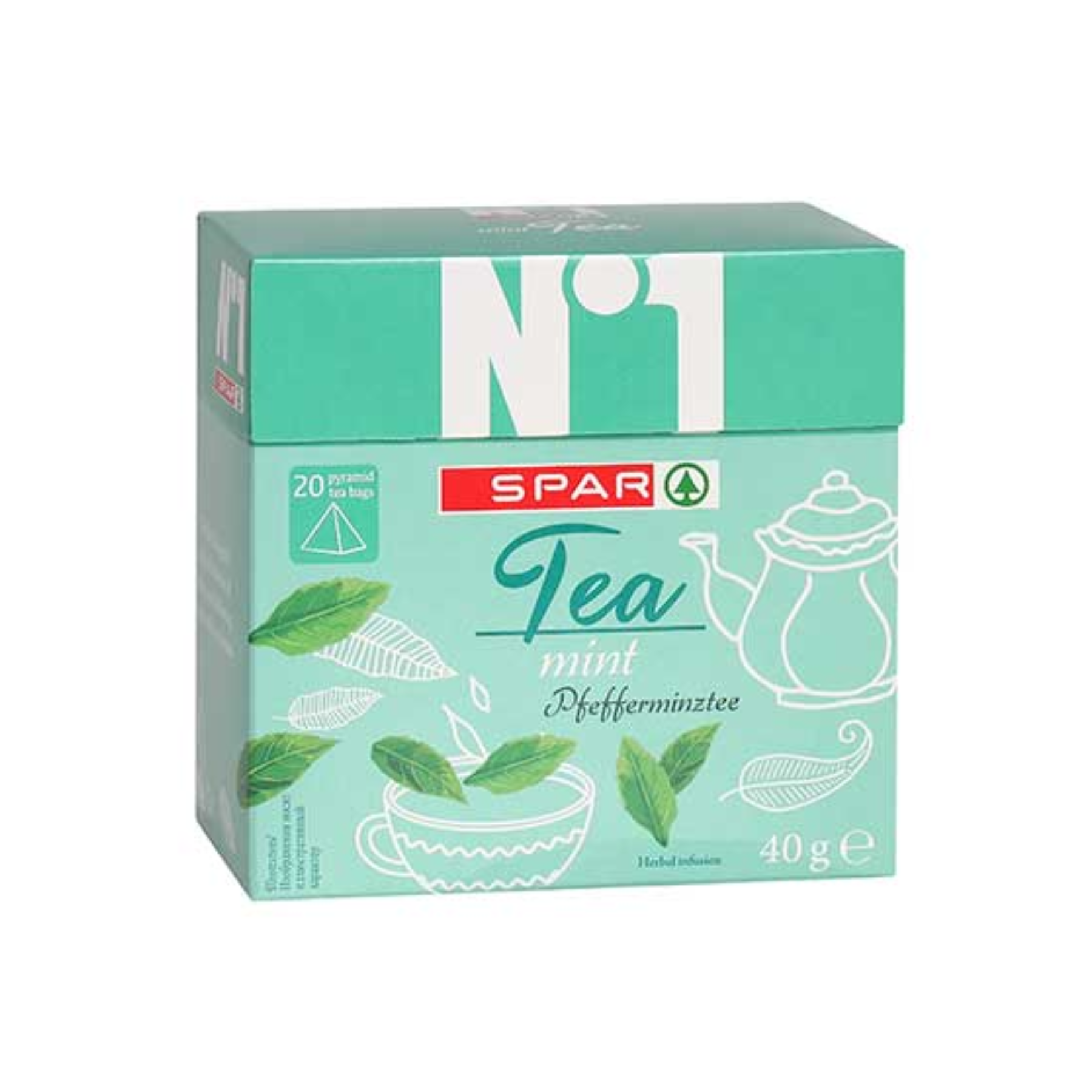 Spar No 1 Herbal Tea Mint 40g