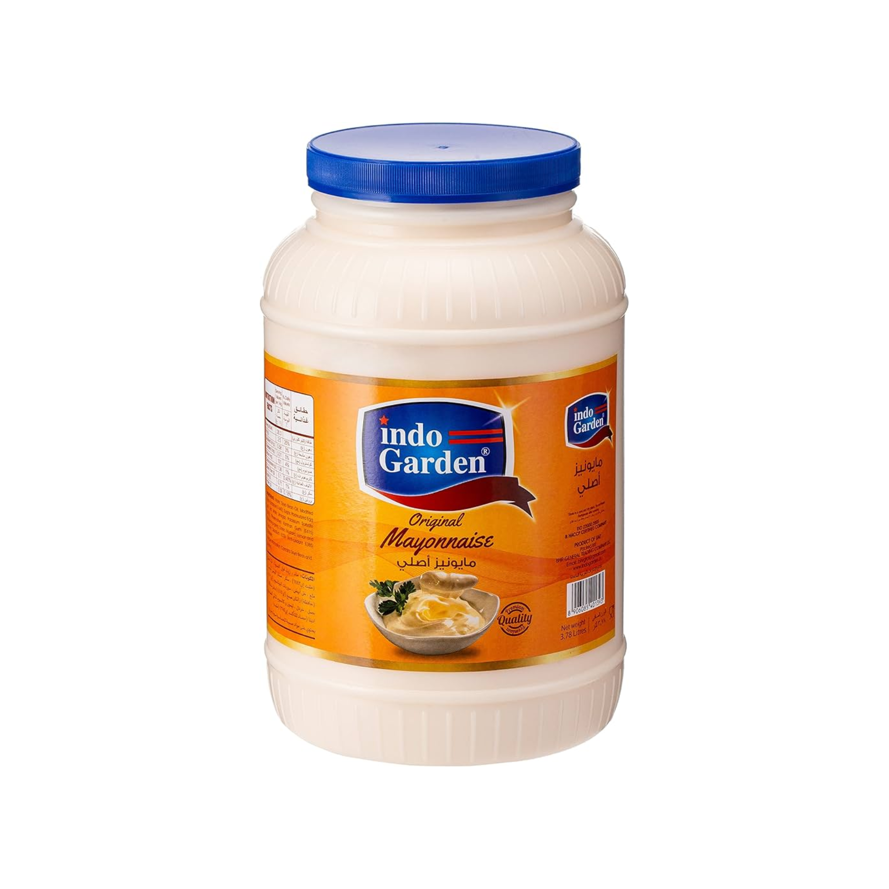 Indo Garden original mayonnaise, 3.78 litres