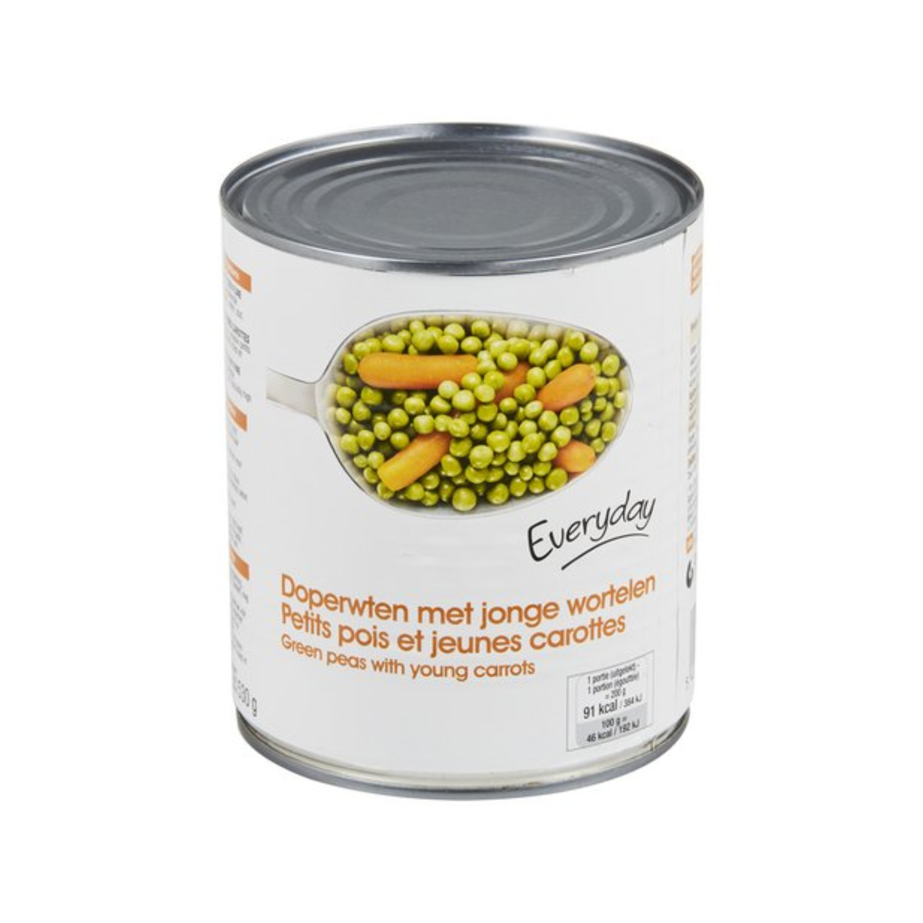 Everyday Green Peas with Young Carrots, 800g