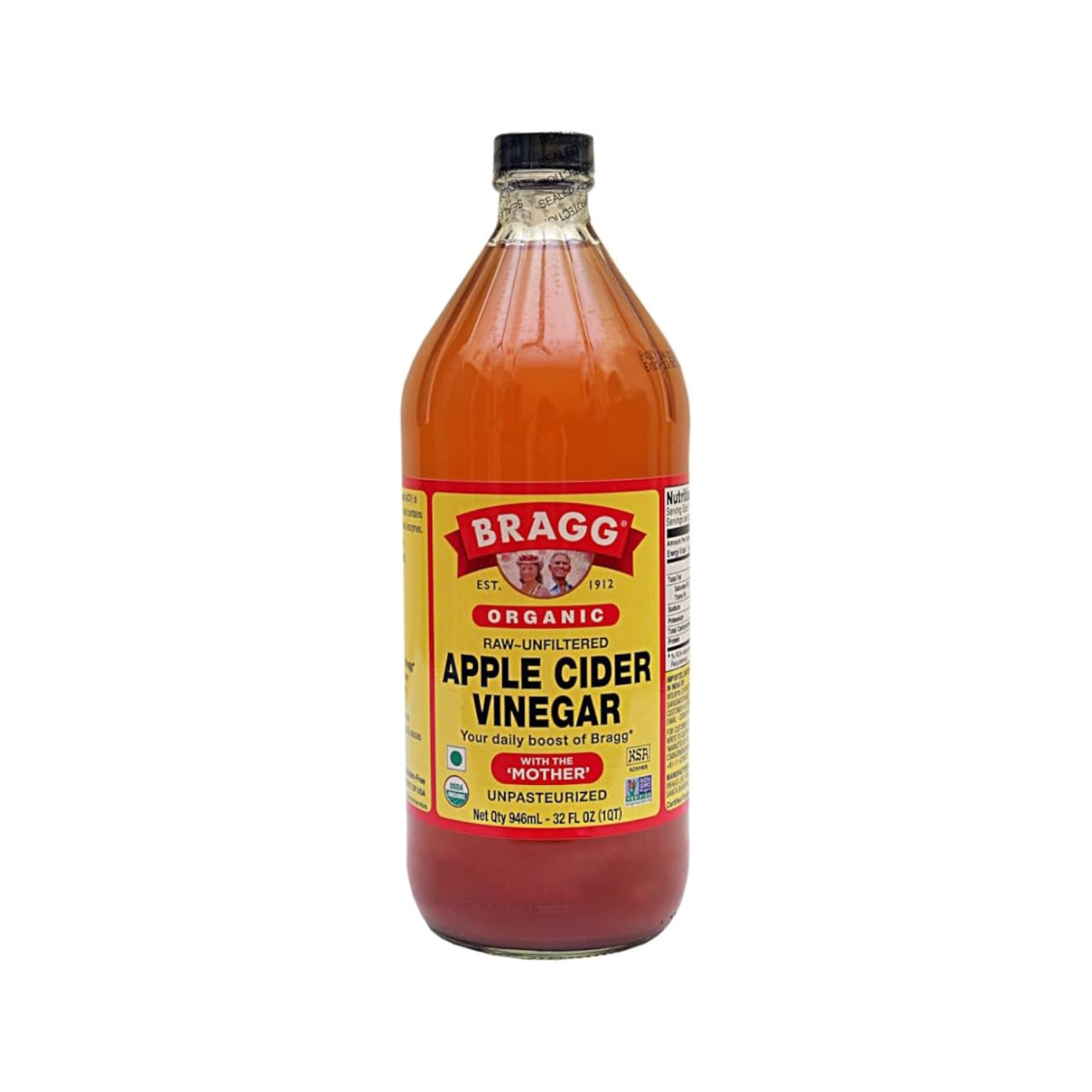 Bragg Raw Unfiltered, Apple cider vinegar, 946ml