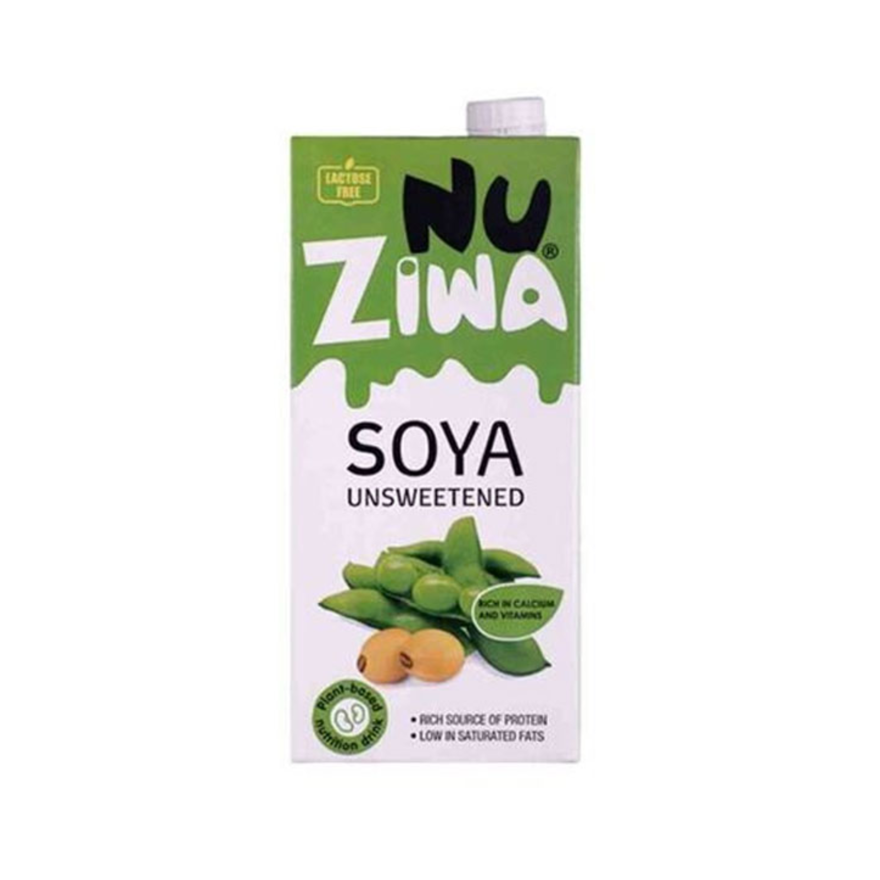 Nuziwa Soya Unsweetened, 1L