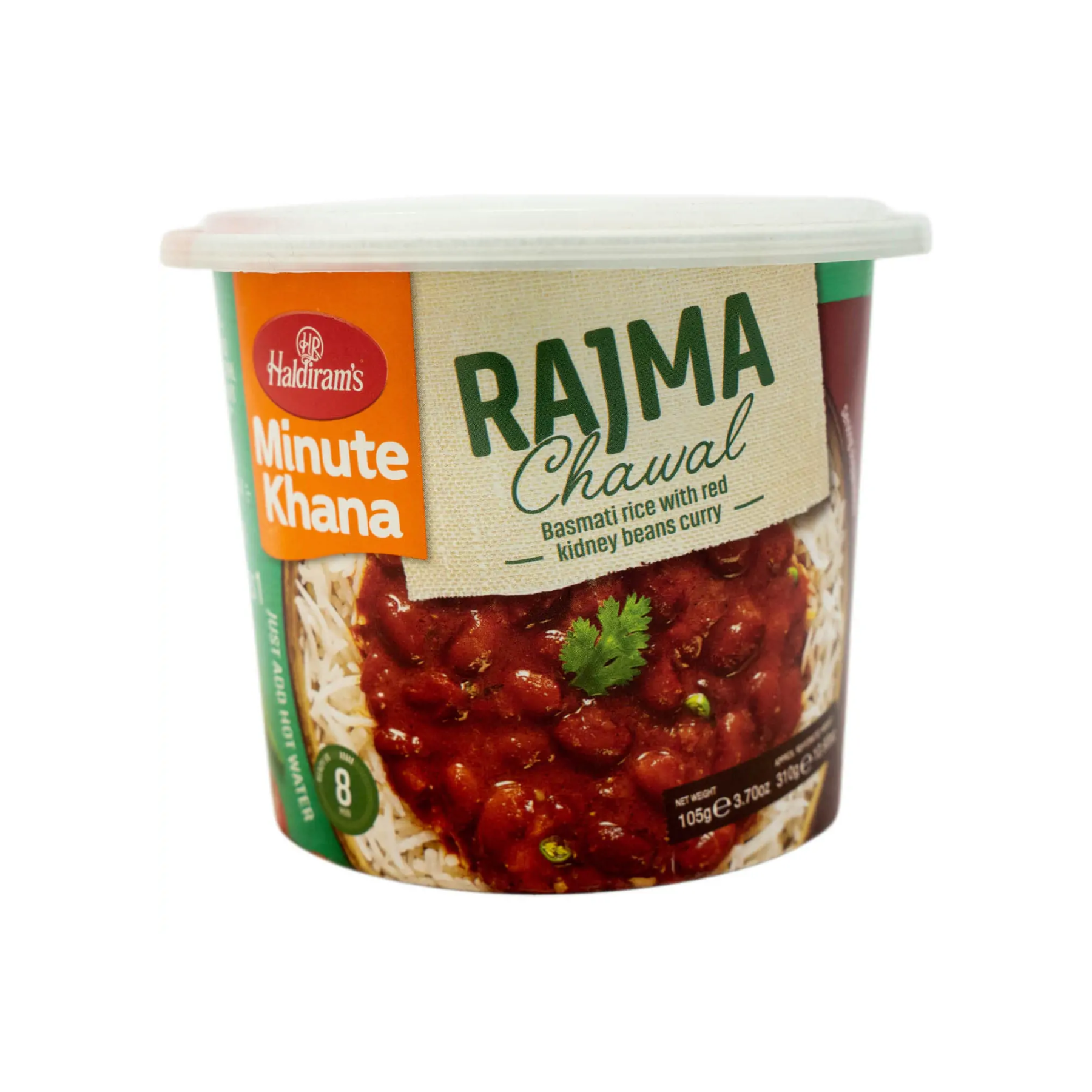 Haldram's Minute Khana Rajma Chawal Basmati Rice with red Kidney Beans Curry, 10