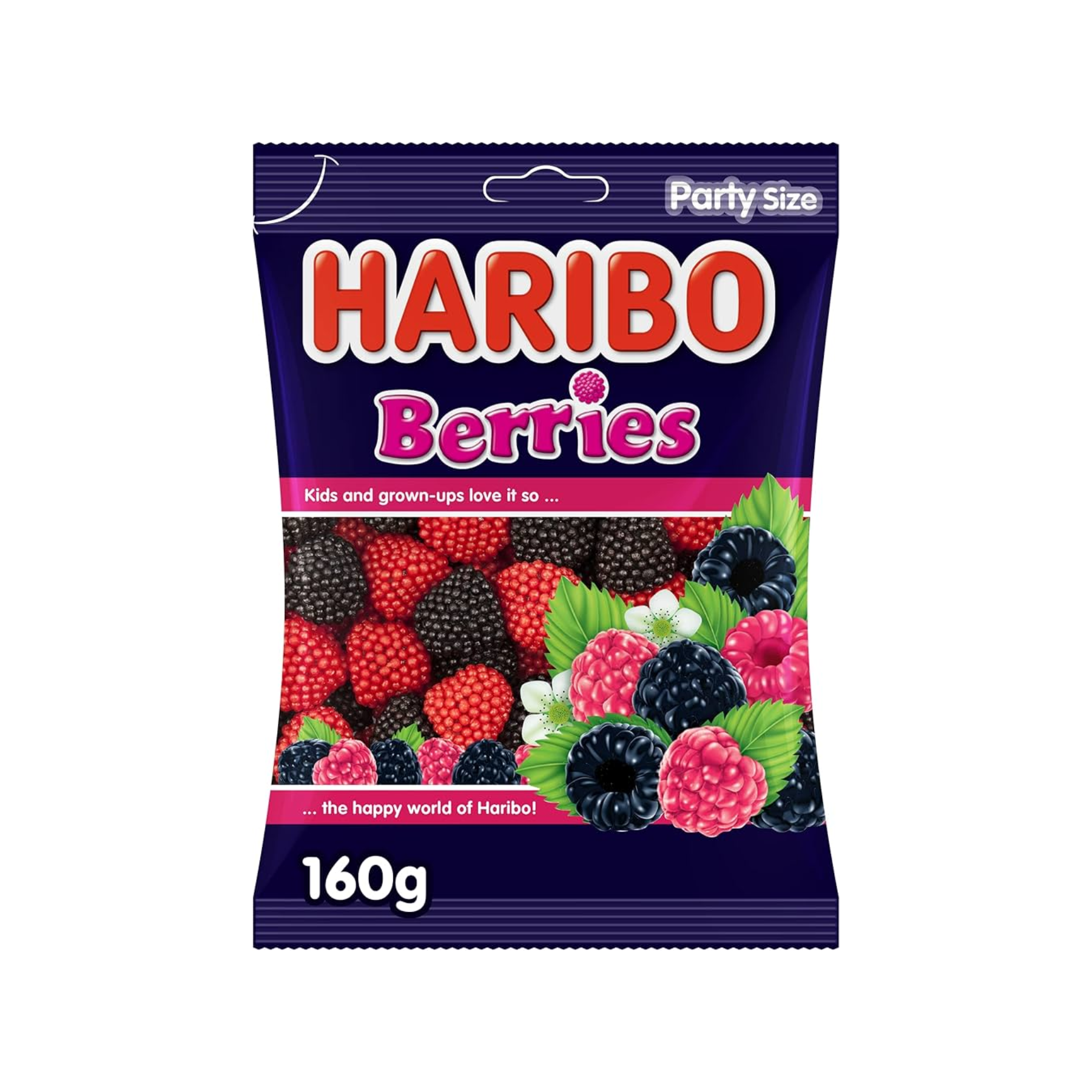 Haribo Berries, fruit flavoured jelly candy, 80 g