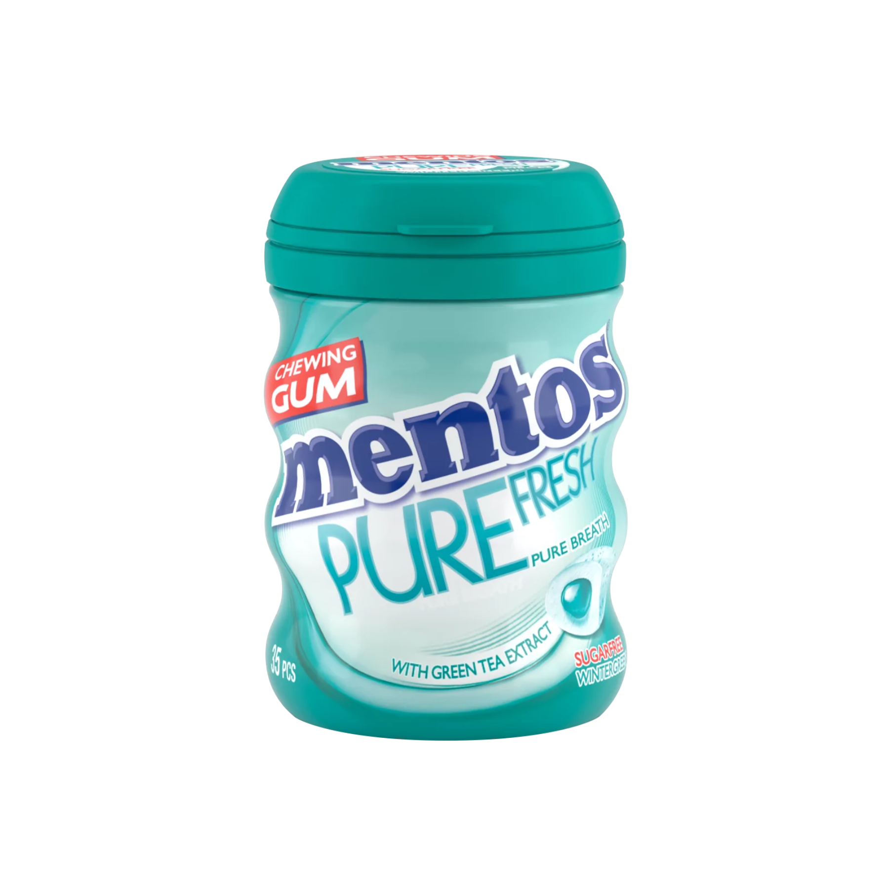 Mentos Chewing Gum Pure Fresh with green tea extract 61.25g