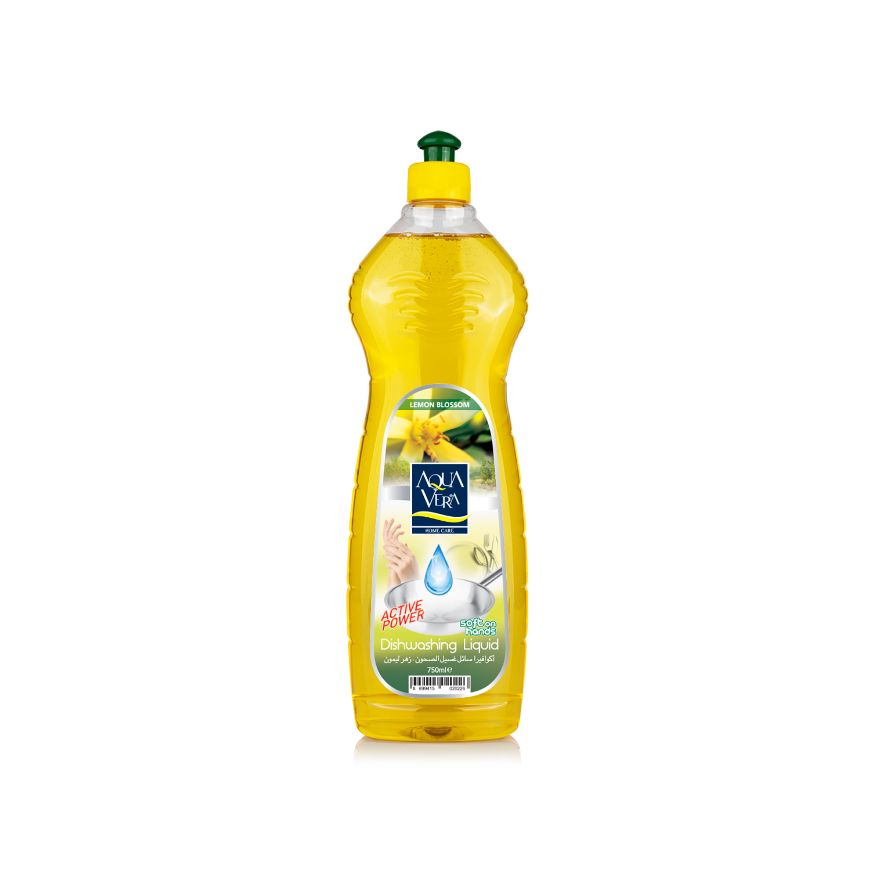 AQUA VERA DISHWASHING LEMON BLOSSOM 750MLX12