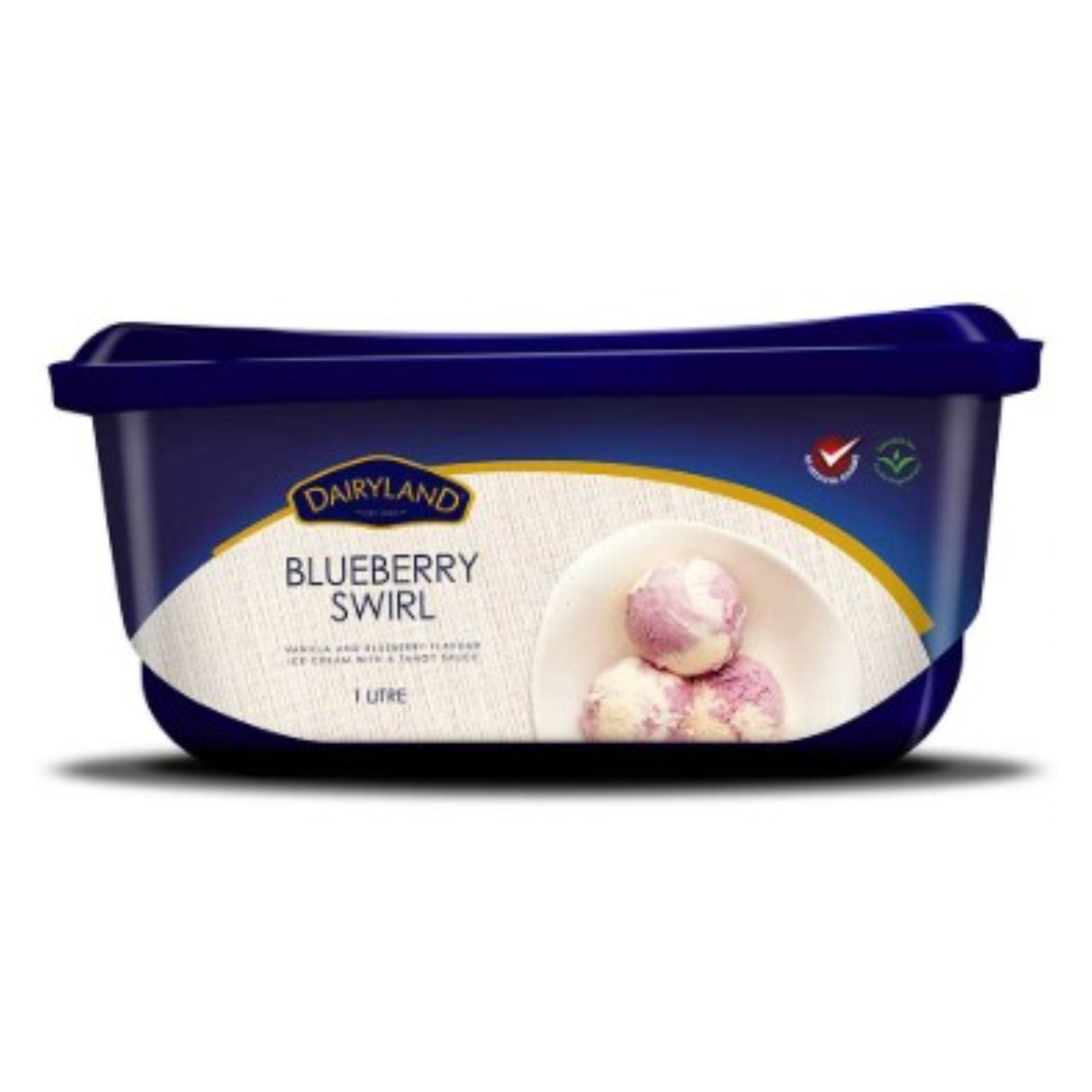 DAIRYLAND BLUEBERRY SWIRL ICE CREAM