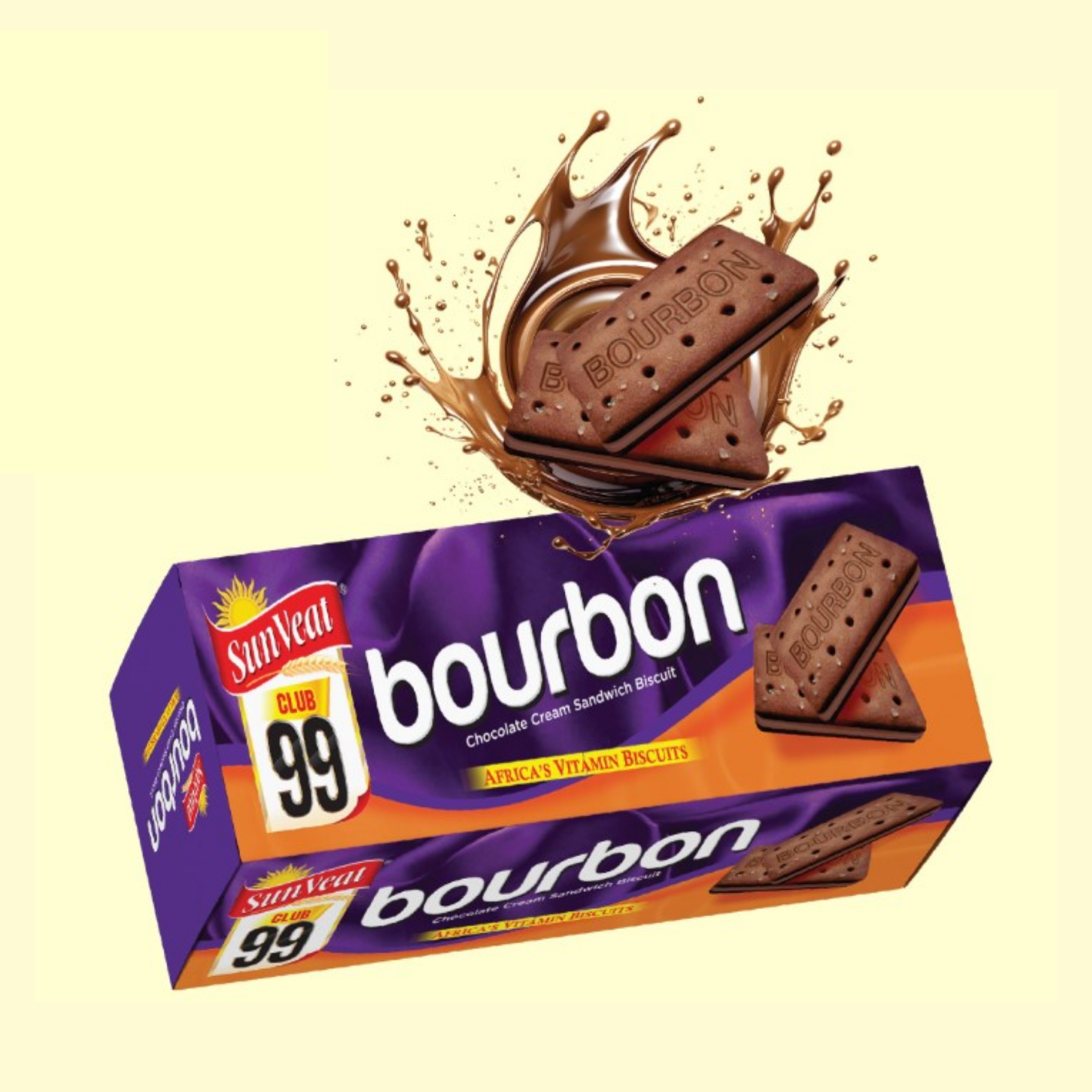 SUNVEAT BOURBON CHOCOLATE CREAM SANDWICH BISCUIT