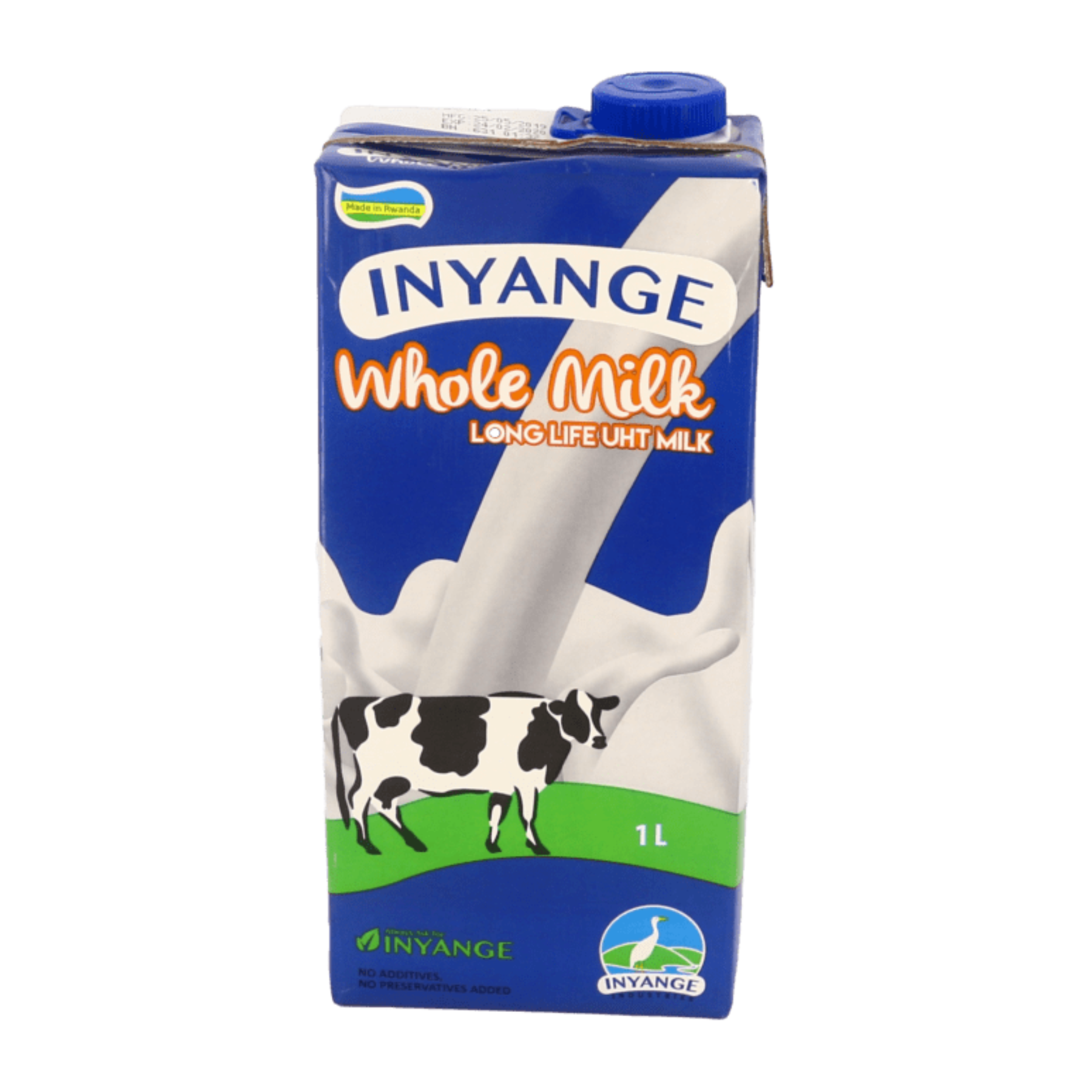 INYANGE UHT WHOLE MILK, 1L