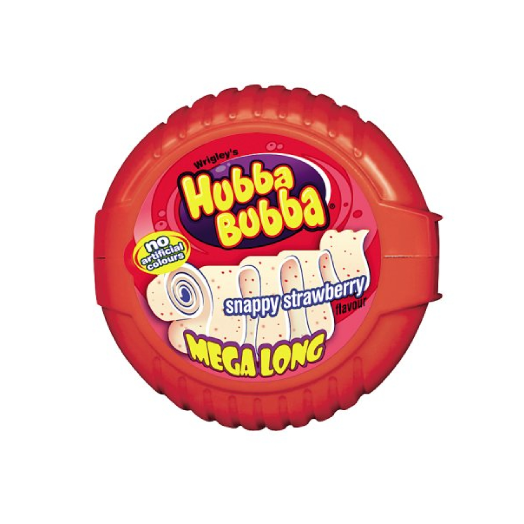 Hubba bubba snappy strawberry flavour, mega long, 56g