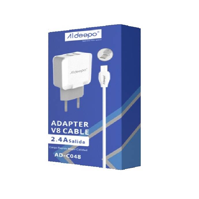 ALDEEPO-2U CHARGER-AD-C048-WHITE