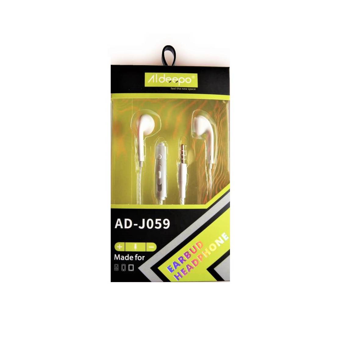 ALDEEPO-EARPHONE -AD-J059-WHITE