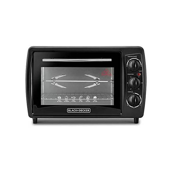 BLACK & DECKER TOASTER OVEN TRO19RGD-B5 19L DOUBLE GLASS