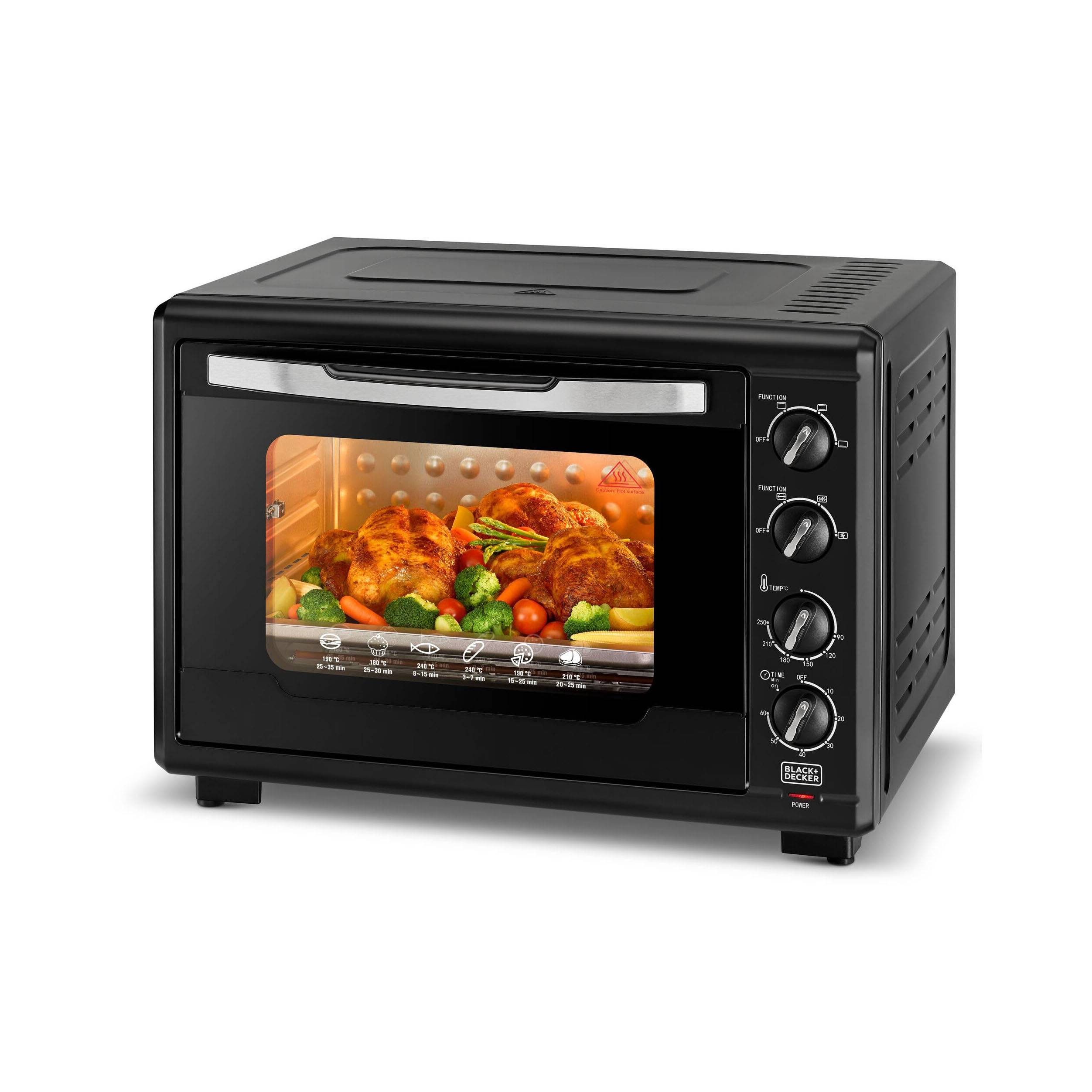 Black & Decker TRO55RDG B5 Toaster Oven Double Glass - 55L