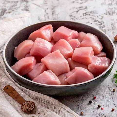 Chicken in Cube Ham per KG