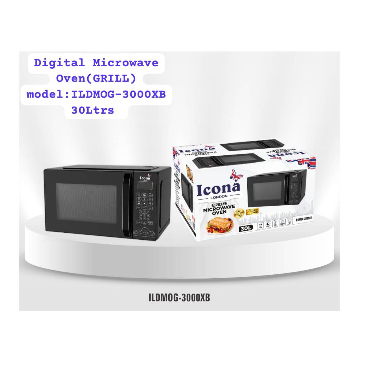 ICONA MICROWAVE ILDMOG-3000XB