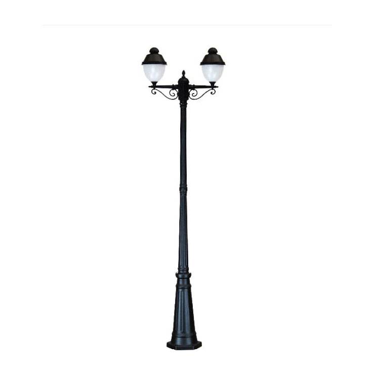 POLE LIGHT POLE 2X60W E27 OPAL BLACK LL 503P-2000-03