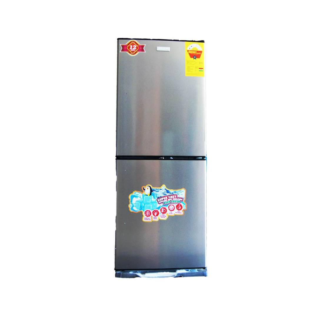 ROMANI REFRIGERATOR DOUBLE DOOR 128L-SILVER-RURF-145DT