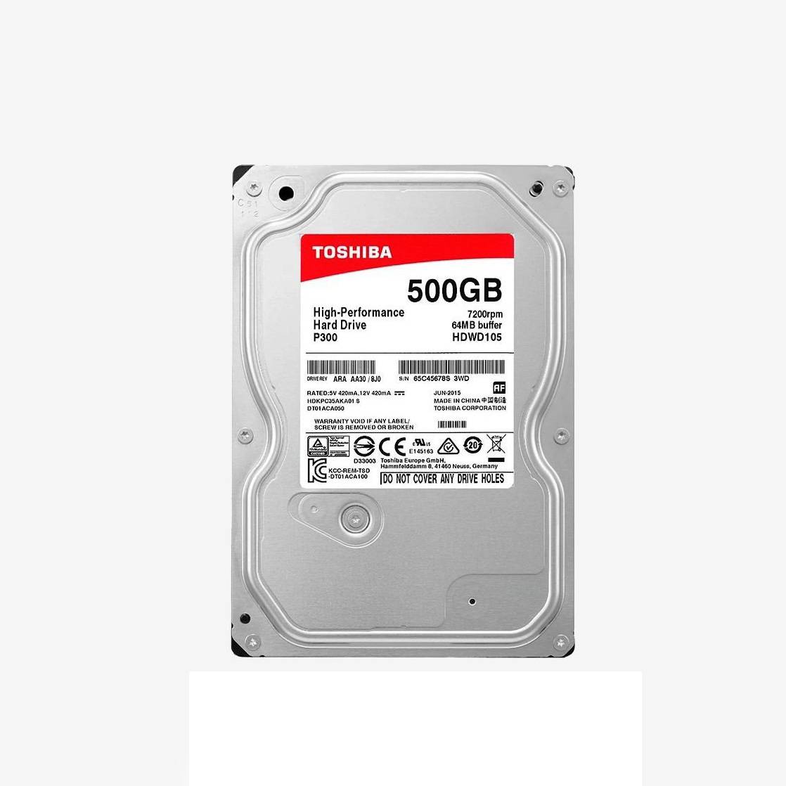 Toshiba Internal Desktop Hard Disk Drive 500GB