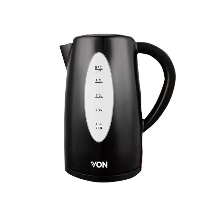 VON KETTLE VSKL03BNK 3.0L BLACK 1850-2200W