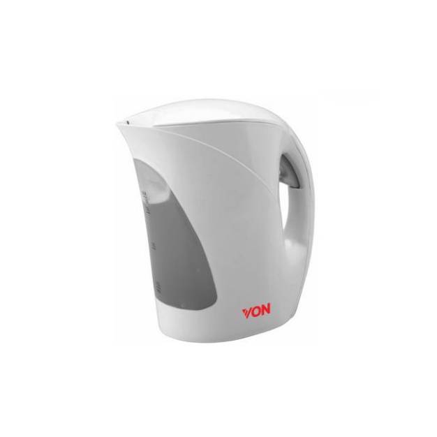 Von HK117FW/VSKC17BFW Plastic Kettle 1.7L, Corded - White