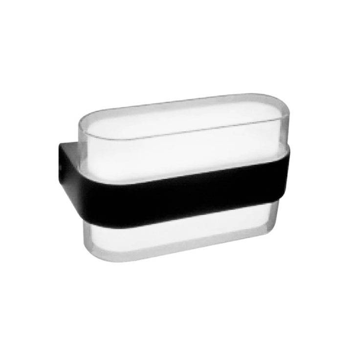 WALL LAMP LED 12W OUT DOOR BLACK BODY 3000K LL 6038-BK-WW