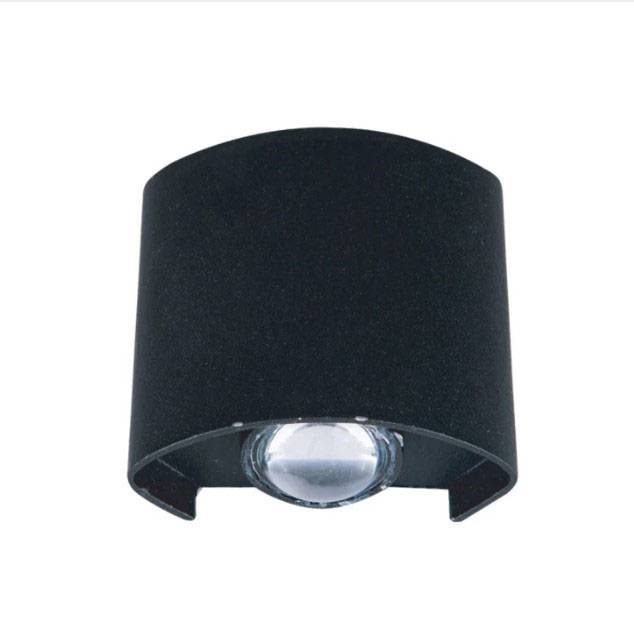 WALL LAMP LED COB 2*1W BLACK BODY LL 2310-02-BK-WW