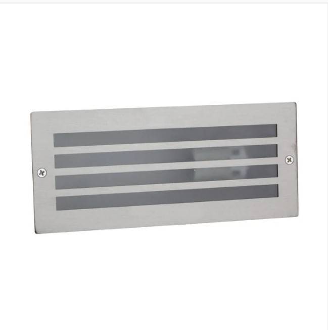 WALL RECESSED LIGHT STAINLESS STEEL + ALUMINIUM E27 60W LL 1472-SS