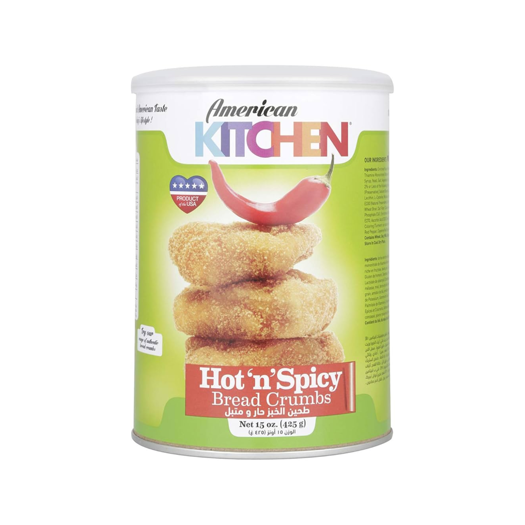 American Kitchen Hot 'n' Spicy Bread Crumbs, 425g