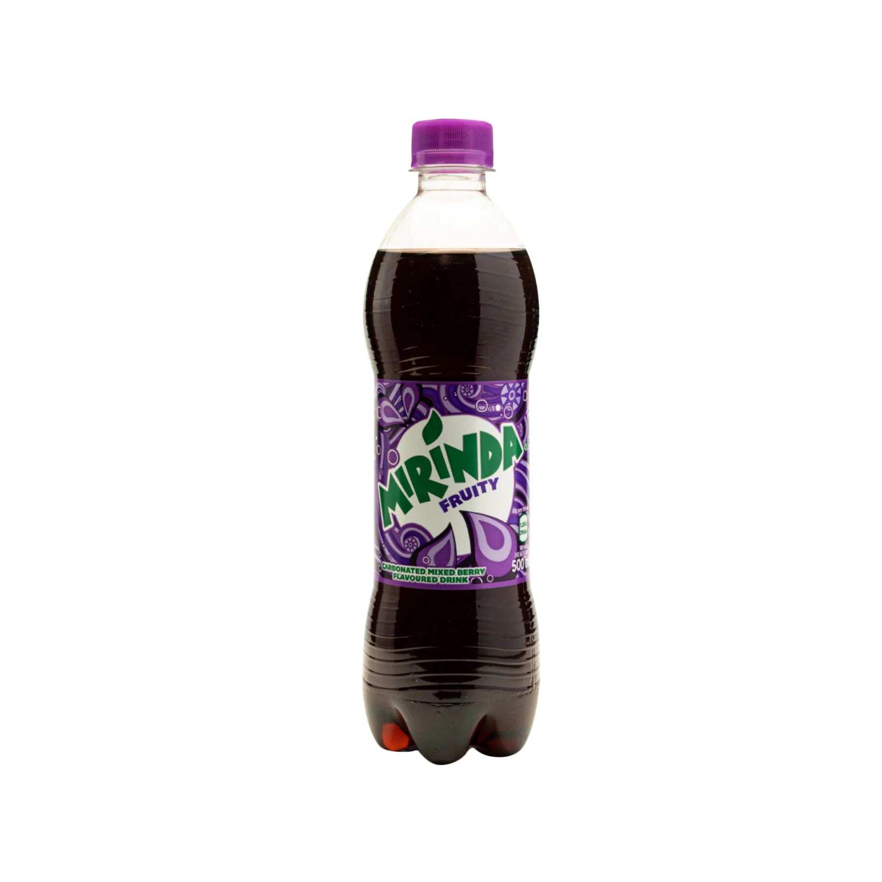 Mirinda Fruity Carbonated Mixed Berry Flavoured Drink, 500ml