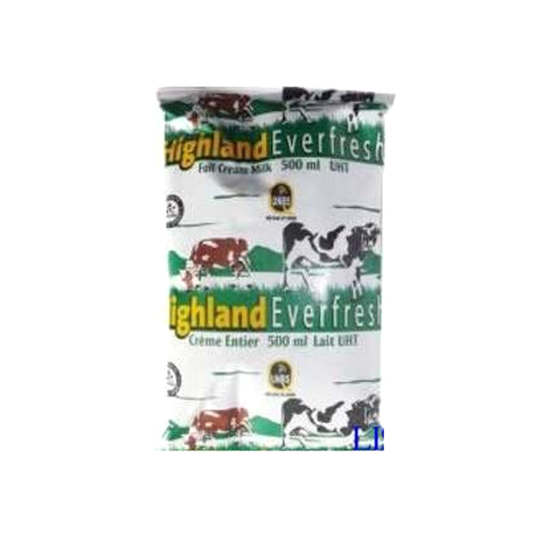 Highland Everfresh UHT Plain Milk, 500ml