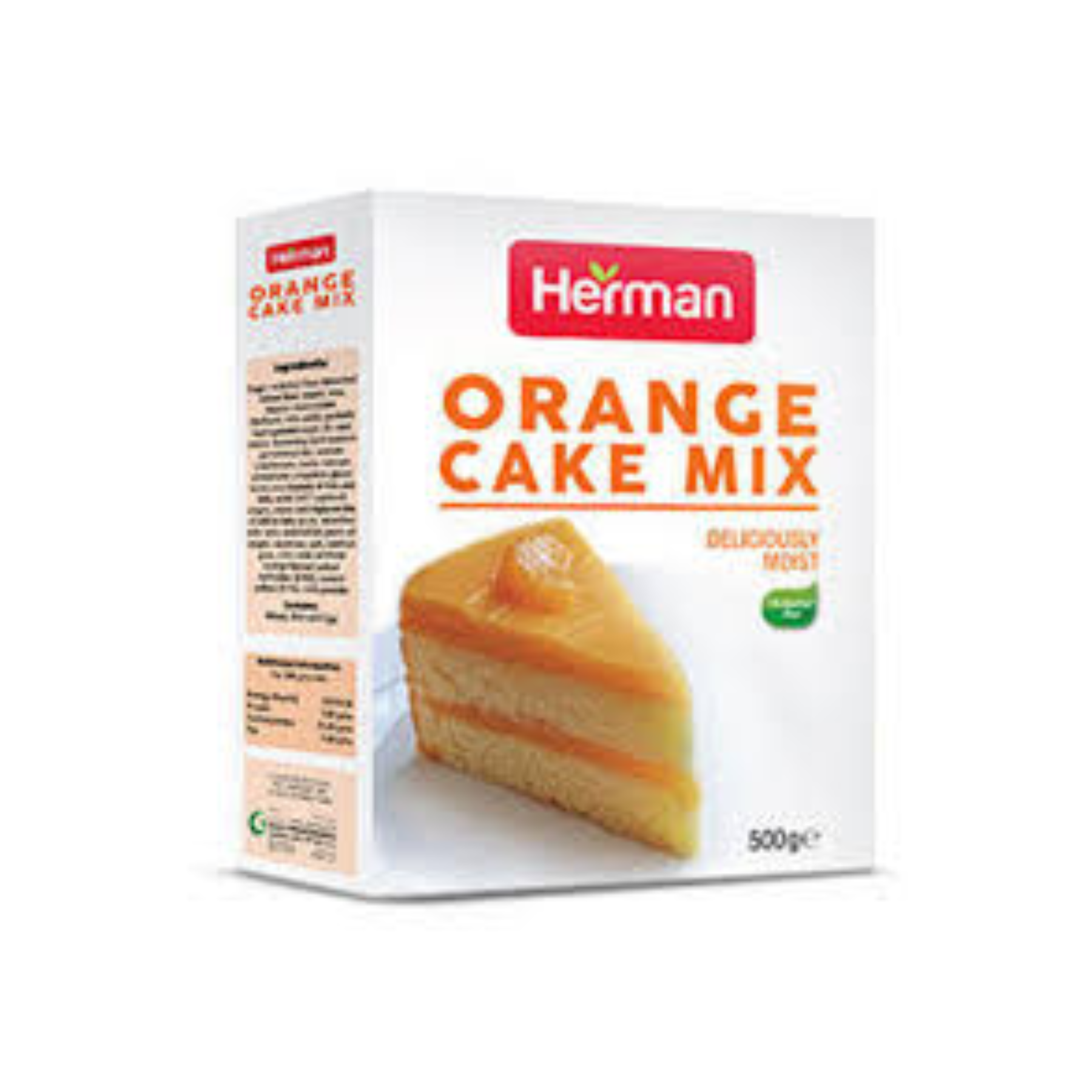 Herman Orange Cake Mix Deliciously Moist 500g