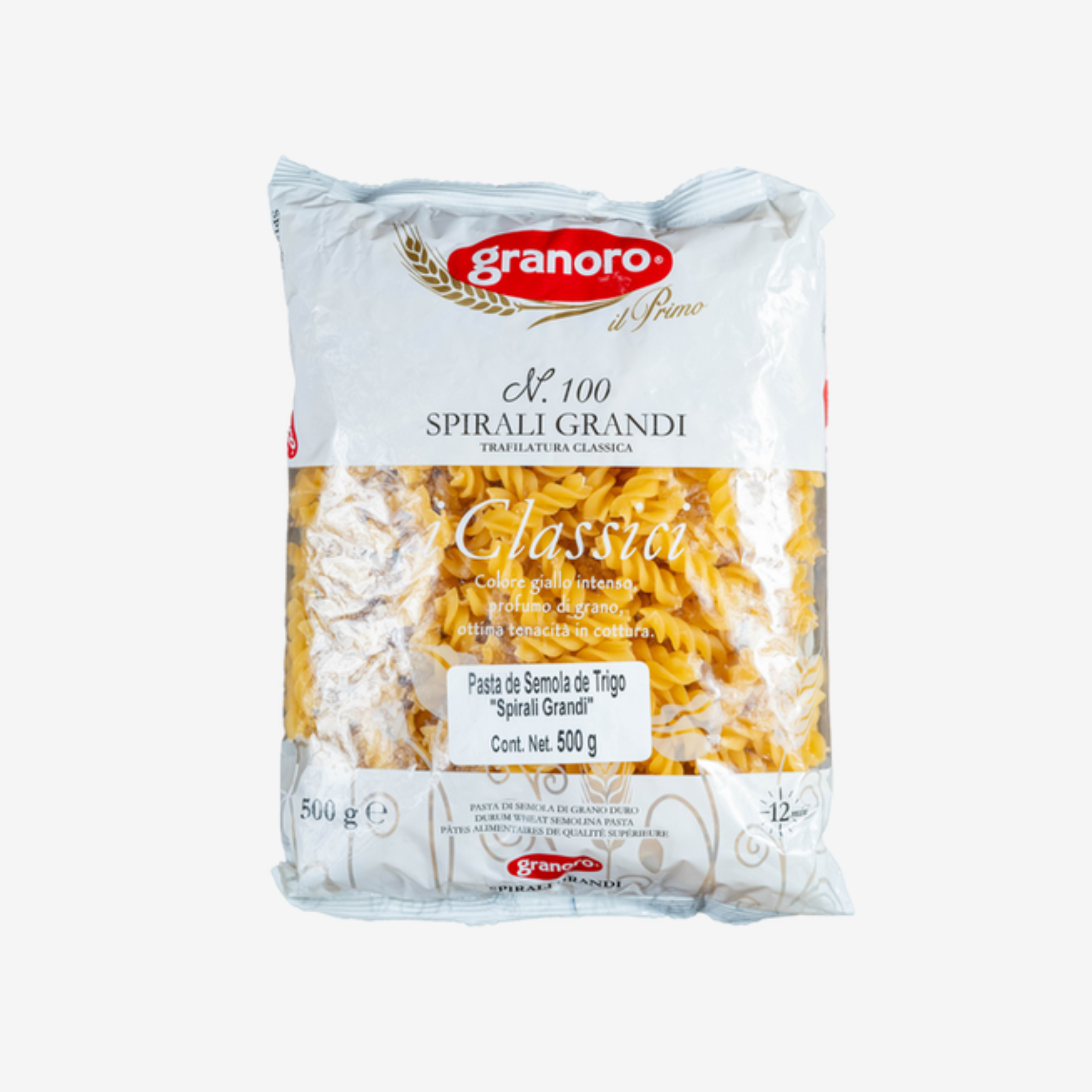 Granoro N.100, Spirali Grandi, Trafilatura classica, 500g