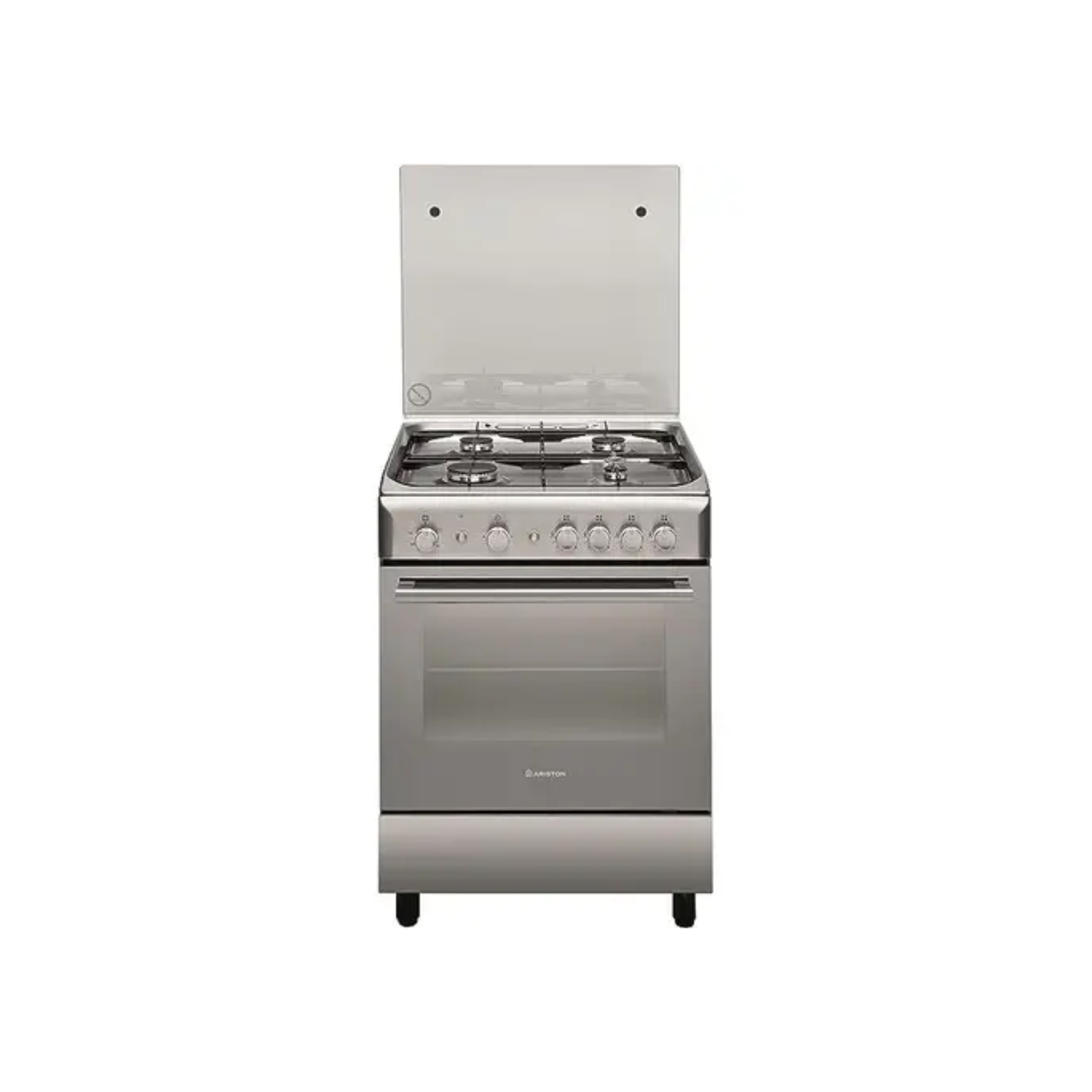 Ariston A6TG1FC(X) EX 4 Gas Cooker - Stainless Steel