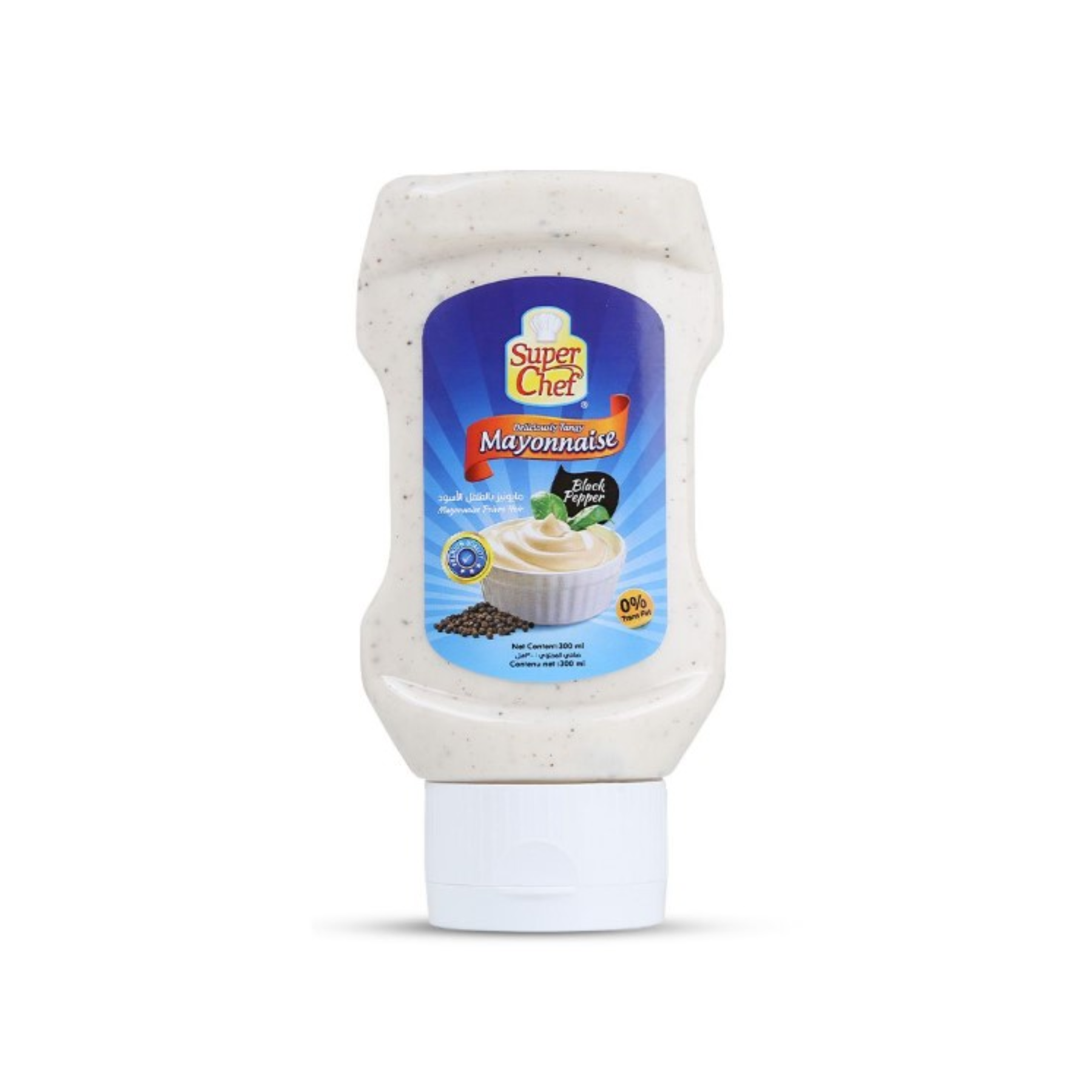 Super Chef Delicious Tangy Mayonnaise Black Pepper, 300ml