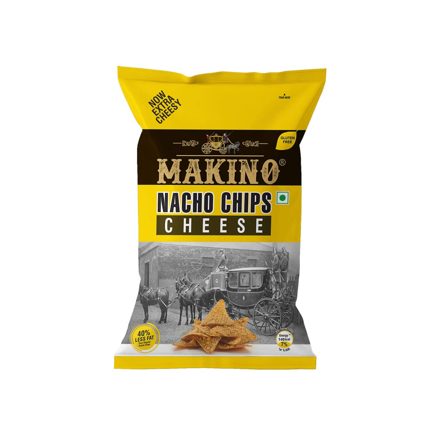 Makino Nacho Chips Cheese, 150g