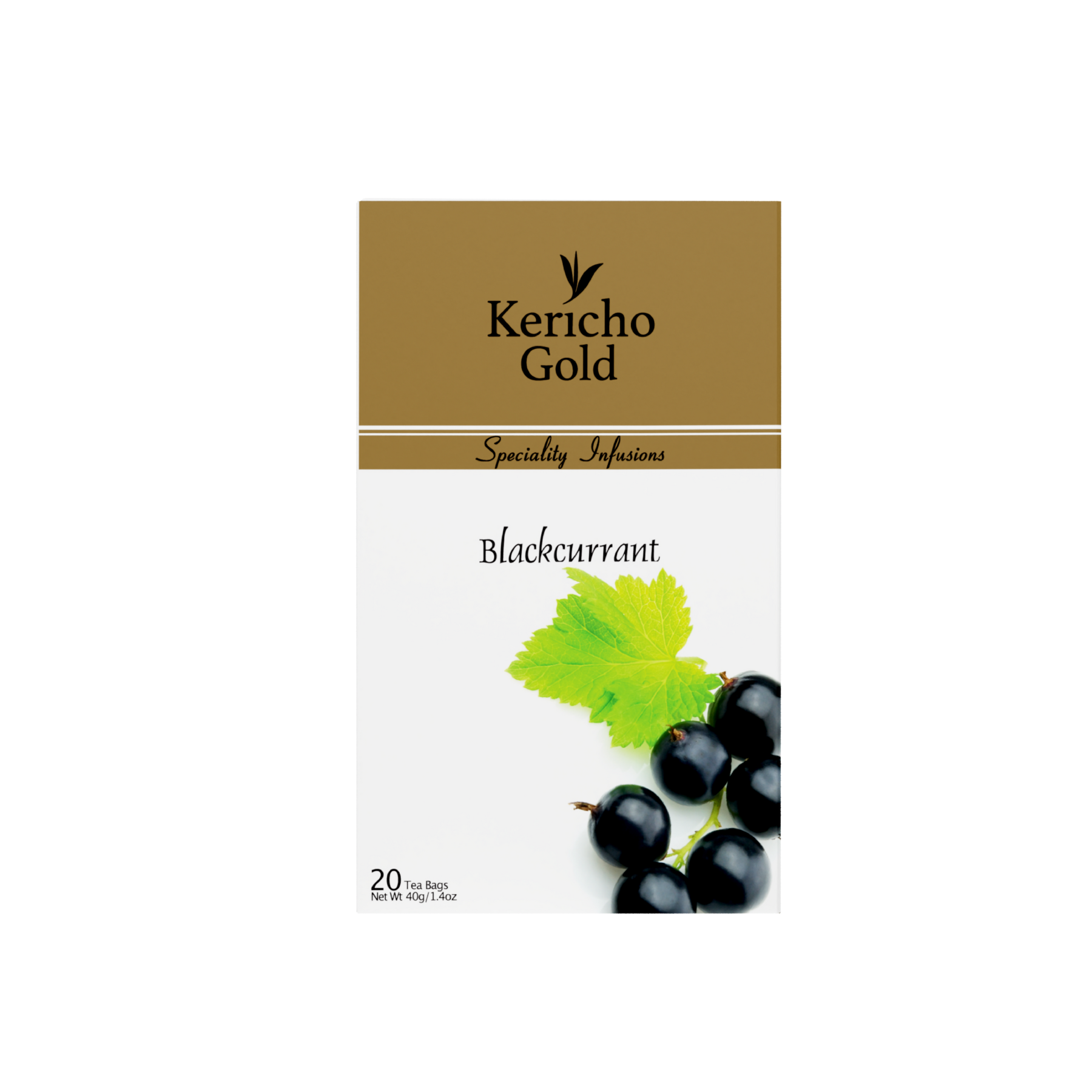 Kericho Gold Blackcurrant 20 Tea Bags 40g