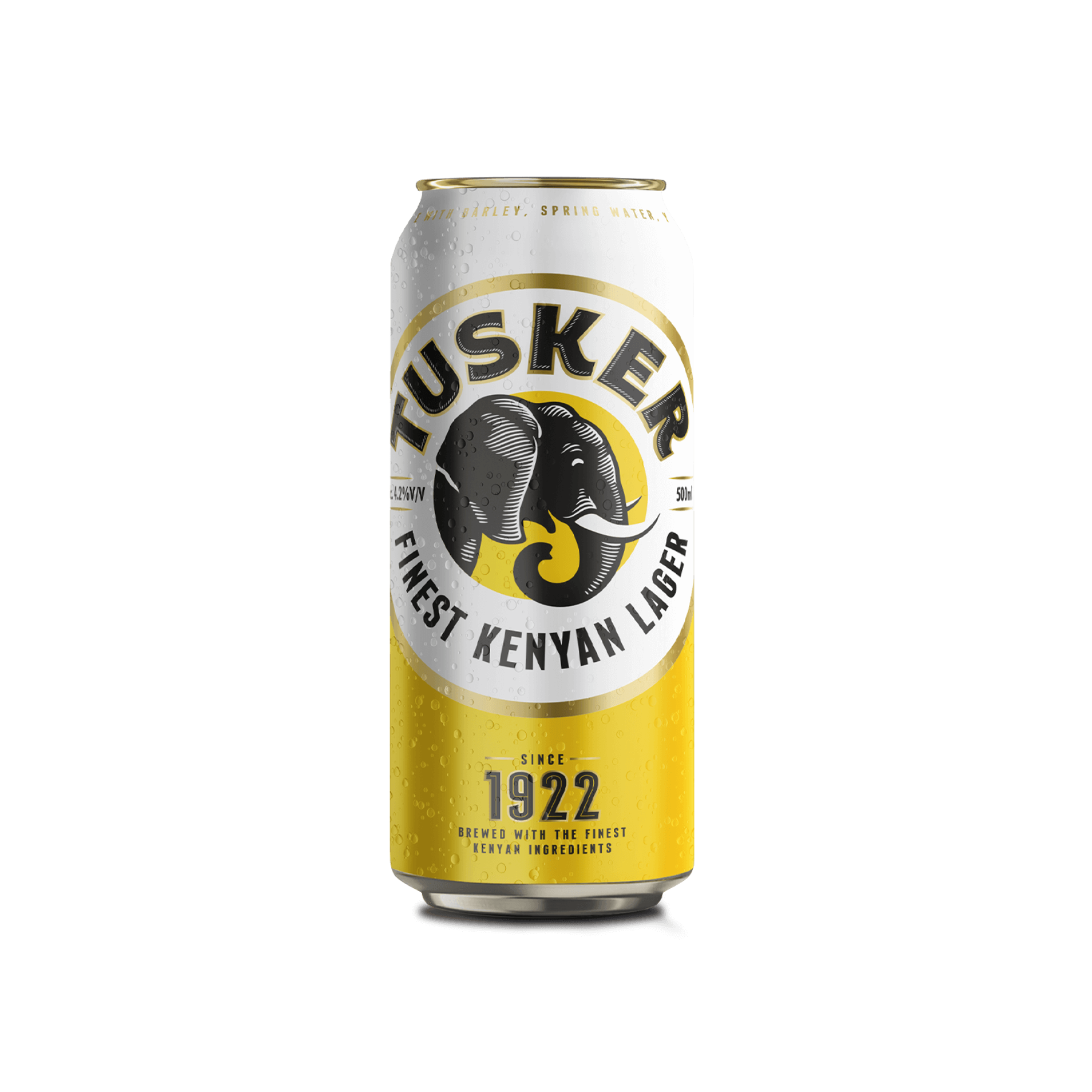 Tusker Finest Kenya Lager, Can, 500ml